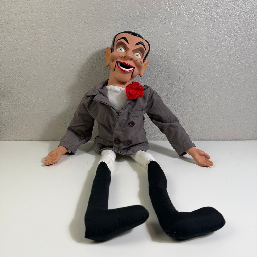 Goosebumps Slappy the Dummy Ventriloquist Doll Scholastic Inc 28 Inch AS IS
